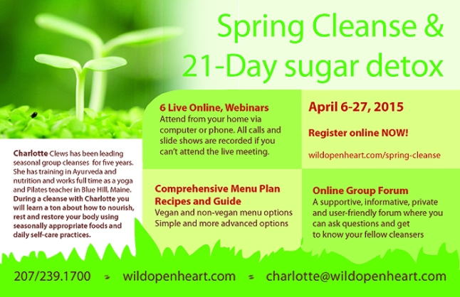 21–Day Spring Cleanse and Sugar Detox with Charlotte Clews
